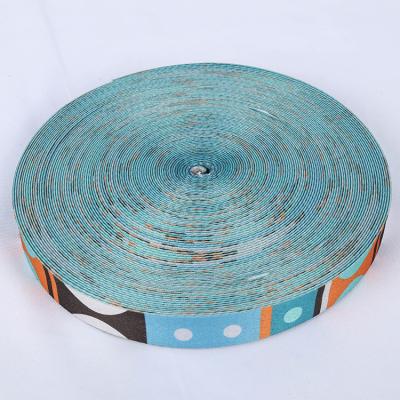 China Hot Selling Elastic Hot Sale Factory Transfer Double Sided Durable Thermal Webbing for Safety Rope and Pet Leash for sale