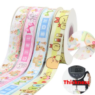 China 2021 Viable Satin Grosgrain Ribbon Custom Sizes Brand Cartoon Logo RIBBONS 100% Silk Military Nedal Ribbons Single Face 100 Yards for sale