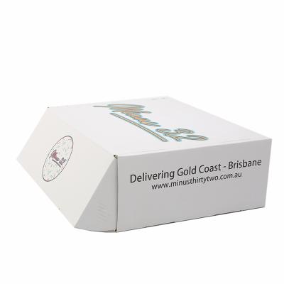 China Recyclable Custom Size Cardboard Corrugated Counter Top Open Display Box / Works Recyclable Express Packing Home Packing Logistics Packaging for sale