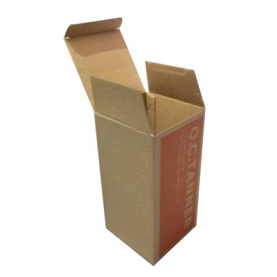 China Recyclable Accept Custom Free Design Brown Kraft Paper Corrugated Box Package for sale