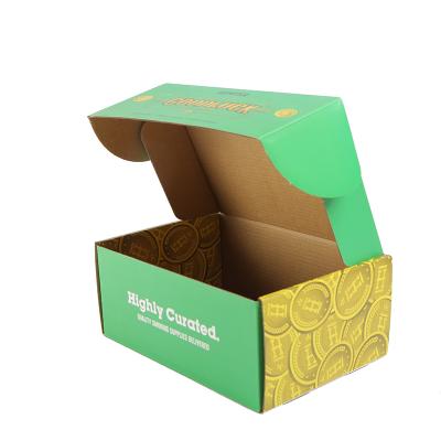 China Recyclable Custom Cardboard Die Cut Packaging Shipping Paper Box for sale