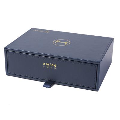 China Recyclable Luxury Grade High Performance Black Cardboard Gift Paper Drawer Top Packaging Box for sale