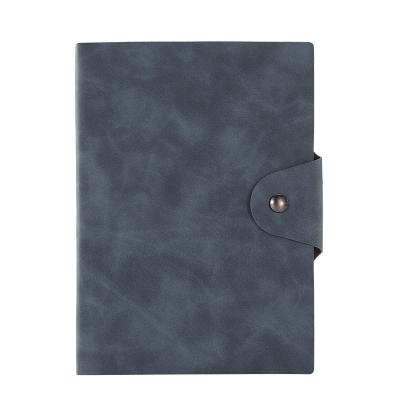 China 2022 Year PU Leather Custom Notebook Hardcover Book With Pen Business Paperback Notebook A5 A4 A7 Size for sale