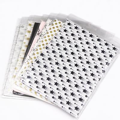 China 50*70cm 50*75cm 17gsm Star Dots Moisture Proof Letter Wrapping Tissue Paper For Flower, Gift Box, Shoe Box for sale