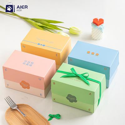 China Reused Gift Box Macarons Mung Bean Cake Pineapple Flower Wind Nougat Snow Cookie Packing Box CIA Materials for sale