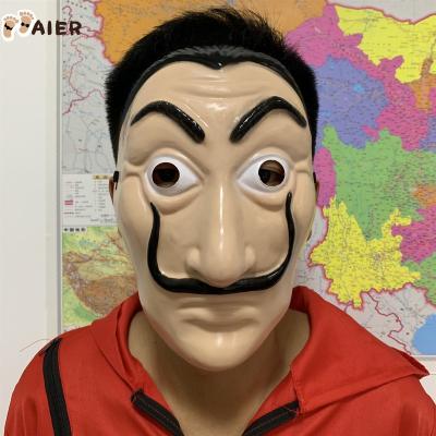 China Halloween Styles The House Dali Masks La casa de papel Salvador Dali Anime Cosplay Halloween Paper Face Mask for sale