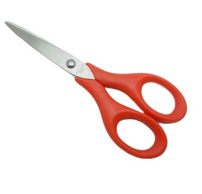 China Universal Cutting Stainless Steel Material Blade With Plastic Handle Type Children Scissors Small Size Kids Scissors for sale