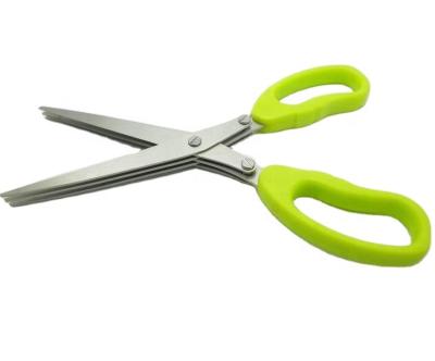 China Universal Hardware Type Home Use Kitchen Three Darts Cutting Stainless Steel Scissors for sale