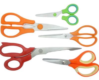 China Utility Type Universal Stainless Steel Material Cut Children Use Household Scissors Sets for sale