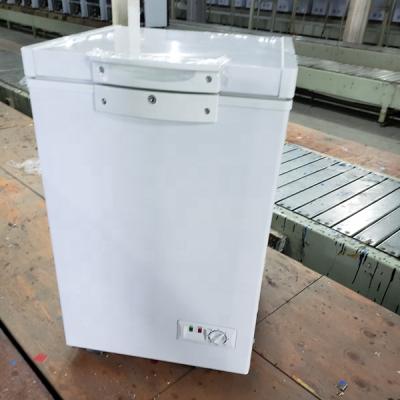 China With Lock And Keys Cheap Price DC 12V/24V Solar Mini Chest Freezer Compressor for sale