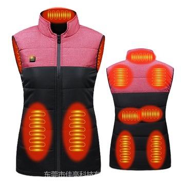 China USB Waterproof Filling Heating Winter Warming Lightweight Unisex Clothing Winter Clothes Motorcycle Vest Winter Clothes for sale