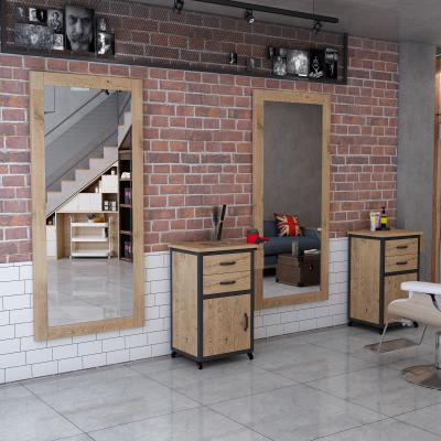 China Industrial Customized Salon Chair Salon Equipment Barber Station For Barbershop for sale