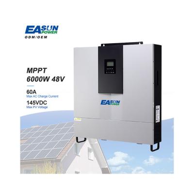 China OEM USA Factory Price Dual Output 2 MPPT 48V 110V Hybrid Solar Inverter 120/240 Split Inverters Off Grid 120V 482x290x113 for sale