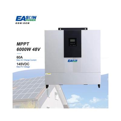 China 110V Outlet OEM USA Dual Competitive Price MPPT 48V Hybrid Solar Inverter 120V 240V Split Phase 482x290x113 for sale