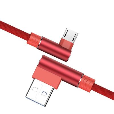 China Phone Charging Cable 1m 2m 3m 90 Degree Micro USB Fast Charging Cable For Original Xiaomi Redmi Huawei Samsung S7 Android Mobile Phone Data Wire Cord for sale