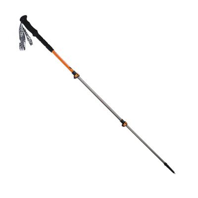 China Outdoor Camping Trekking Pole 276g Light Weight 7075 Aluminum Travel Riser Walking Pole Rising, Anti Falling Buckle for sale