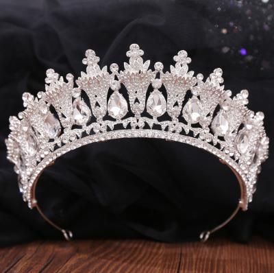 China Hair Accessories Wedding Headband Crystal Queen Bridal Crowns and King Diadem 2023 Rhinestone Headwear Women Tiaras Hair Jewelry Accessories New for sale