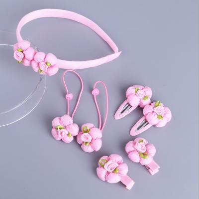 China Popular Cute Children's Hairpin Hair Band Headband Set For Babies for sale