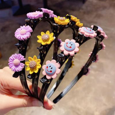 China Popular Korean princess floral headbands for baby hair accessories for sale