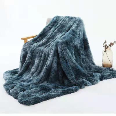 China Winter Sherpa Insulated Anti-Static Plush Ultra Covers For Beds Warm Soft Fluffy Thicken Coral Fleece Bedspread Faux Fur Mink Throw for sale