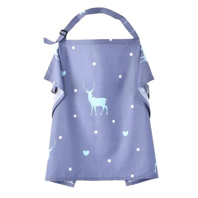 China Breathable Nursing Infant Breathable Cloth L Large Nursing Nursing Feeding Apron Large Size 70*100 Cover Cap Cover Baby Muslin Cotton Care for sale