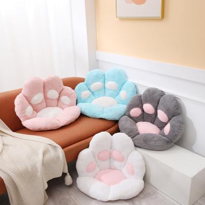 China Massage Chair Seat Cat Paw Cushion For Office Dining Massage Cat Paw Cushion Cartoons Chair Office Seat Back Pillow Office Seats for sale