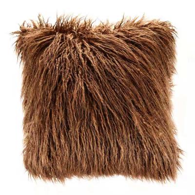 China Anti-Static Cushion Cover Soft Plush Fur Insulated Home Decor Pillow Covers Living Room Bedroom Sofa Decorative Pillowcase 45x45cm Shaggy Fluffy Cover for sale