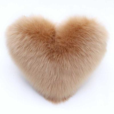 China Heart Shape Plush Home Pillow Chair Cushion Couch Bench Back Pillow Shower Anti-Decubitus Gift for sale