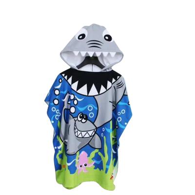 China QUICK DRY Bathrobe for Teen Boy Hooded Unicorn Swimming Towel Poncho Beach Mermaid Baby Toddler Microfiber Child Bathrobe Kids for sale