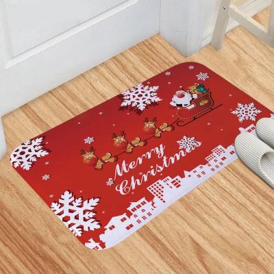 China Front Door Decorations Home Holiday Modern Covering Party Home Christmas Simplicity Decoration Dwarf Mat for sale