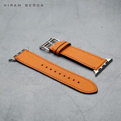 China France Goatskin Leather Watch Band Leather Designer For Apple Fashion And Skin Strap Luxury And Waterproof Premium for sale