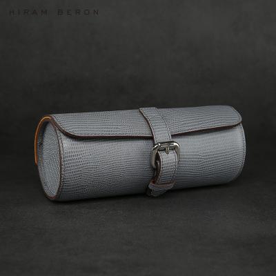 China Hiram Beron Italian Leather Luxury Watch Organizer High Quality Accessories OEM ODM for sale