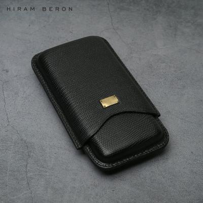 China Travel Luxury Italian Leather Cigar Case For Men ODM OEM Wholesale for sale