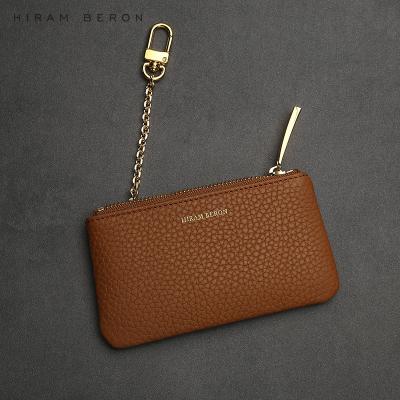 China Madame Hiram Beron High Quality Soft Calfskin Leather Main Case For Women Light Brown Dropship for sale