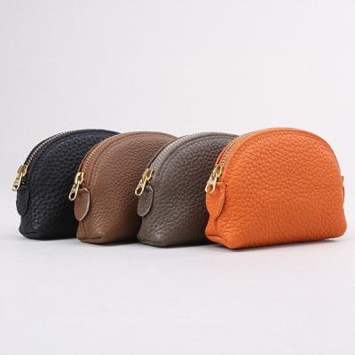 China Mini Style Leather Soft Cow Shell Coin Purse for sale