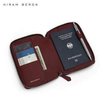 China Italian Leather Dress Passport and Card Holder Wallet Case Vaccine Combined OEM ODM Wholesale for sale