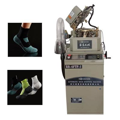 China Factory Competitiveness High Terry OEM Design Automatic Random Caliga Socks Knitting Machine for sale