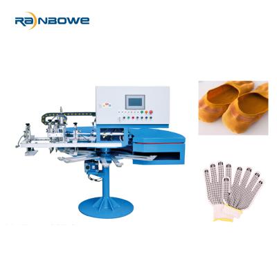 China Factory Price Rotary Sock And Glove Dotting Screen Printing Machine For Sale for sale