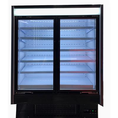 China Commercial Single-Temperature Supermarket Refrigerated Equipment Milk Storage Open Front Showcase for sale