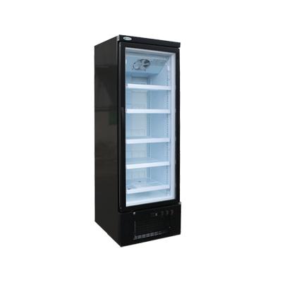 China Single-Temperature Supermarket Giant Freezer Single Glass Door Mounted Bottom Beverage For Display Freezer for sale