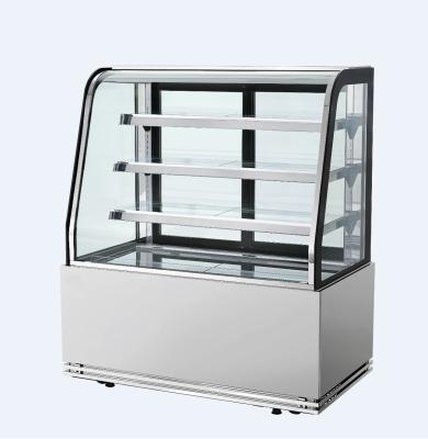 China High Quality Single-Temperature Double Arch Cake Display Cooler Bakery Showcase For Cake /Cake Refrigerated Showcase for sale