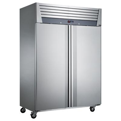 China Single-temperature Stainless Steel Kitchen or Restaurant Equipment Double Catering Refrigerator and Freezer for sale