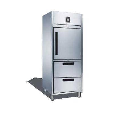 China Double-temperature Commercial Free Standing Hotel/Kitchen /Refrigerator Stainless Steel Freezer for sale