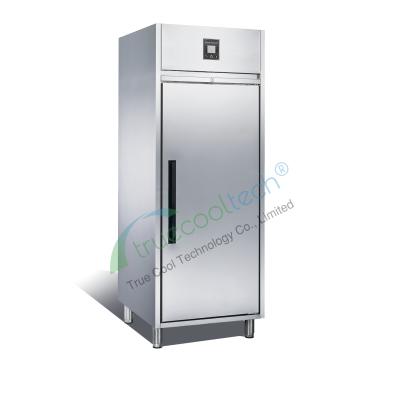 China Double-temperature catering solutions hotel kitchen refrigerator upright rack up stainless steel commercial freezer freezer for sale