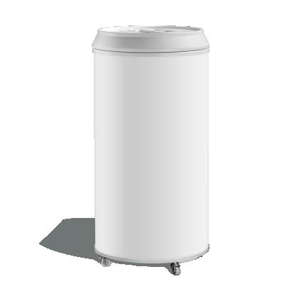 China Single-temperature Commercial Round Electric Beverage Barrel Party Barrel Cooler Box Direct Cooling Vertical Cooler for sale