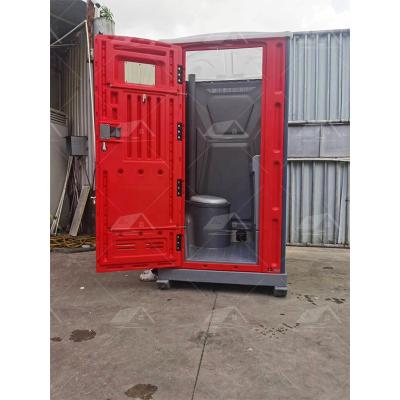 China Modern Public Toilet / Rotomolded Outdoor Plastic Portable Chemical Toilet With Toilet Indicator for sale