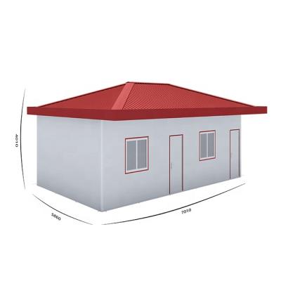 China Modern Steel Frame Construction Site Easy Build Low Cost Prefab House For Vietnam Dining House for sale