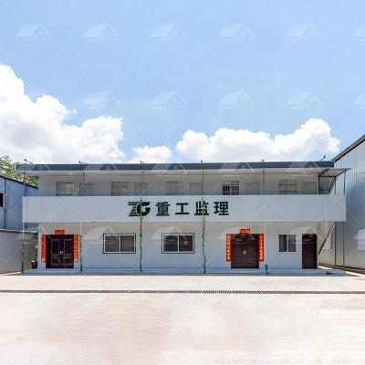 China Modern Cheap Portable T Type Prefab House Light Steel Building Prefab 2 Story House For Sale for sale