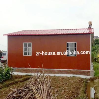 China Small Light Modern Cheap High Speed ​​Steel Prefab House Sandwich Panel Assembly Storage Tool House With Warehouse for sale