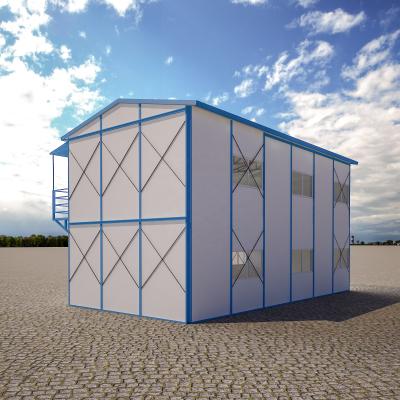 China Low Cost Modern Sandwich Panels Island Cheap Prefab Building For Cambodia Disaster Shelters for sale